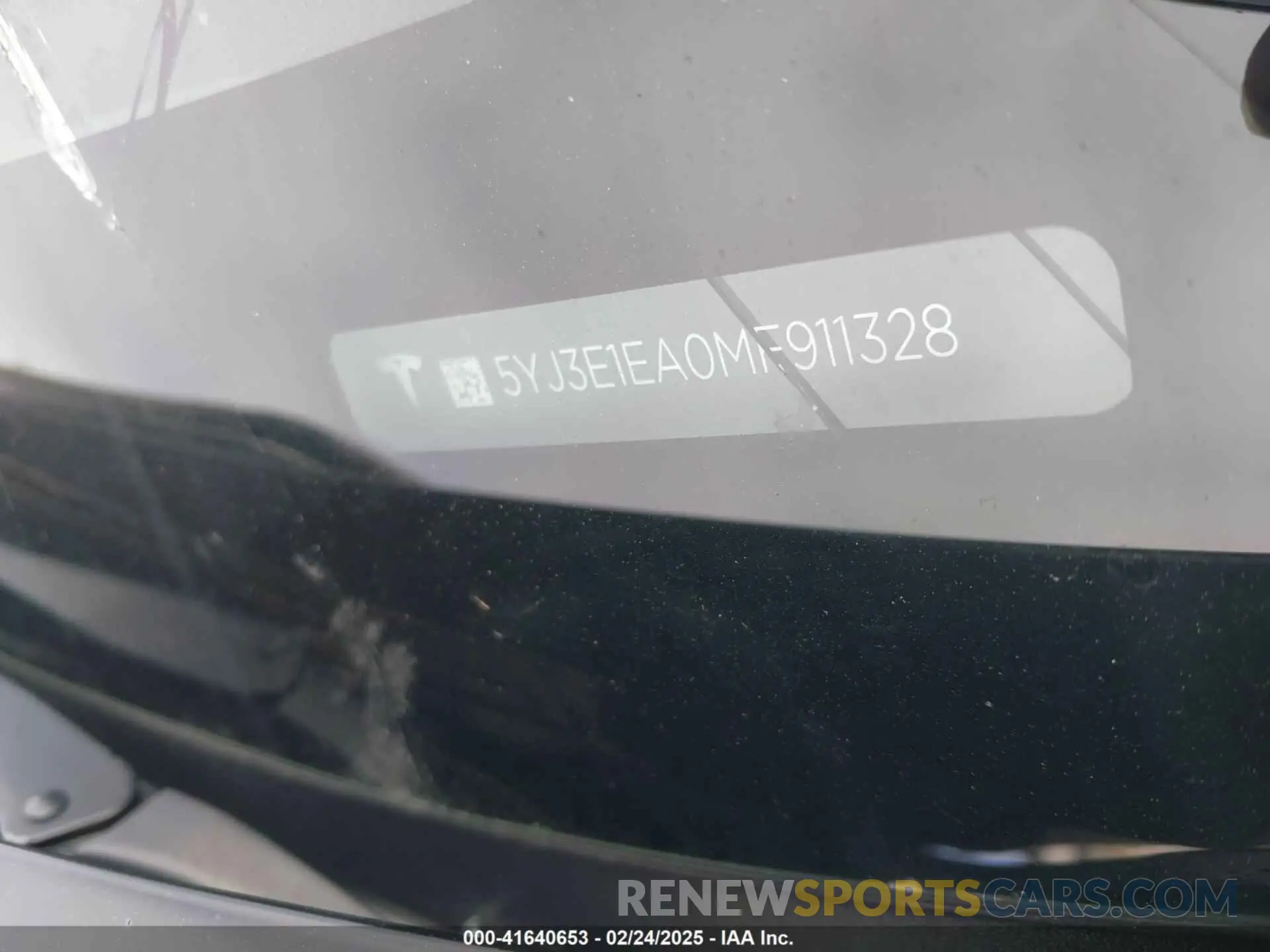 9 fotografías del automóvil dañado 5YJ3E1EA0MF911328 TESLA MODEL 3 2021