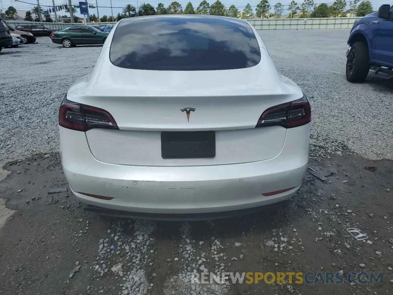 6 fotografías del automóvil dañado 5YJ3E1EA0MF920949 TESLA MODEL 3 2021