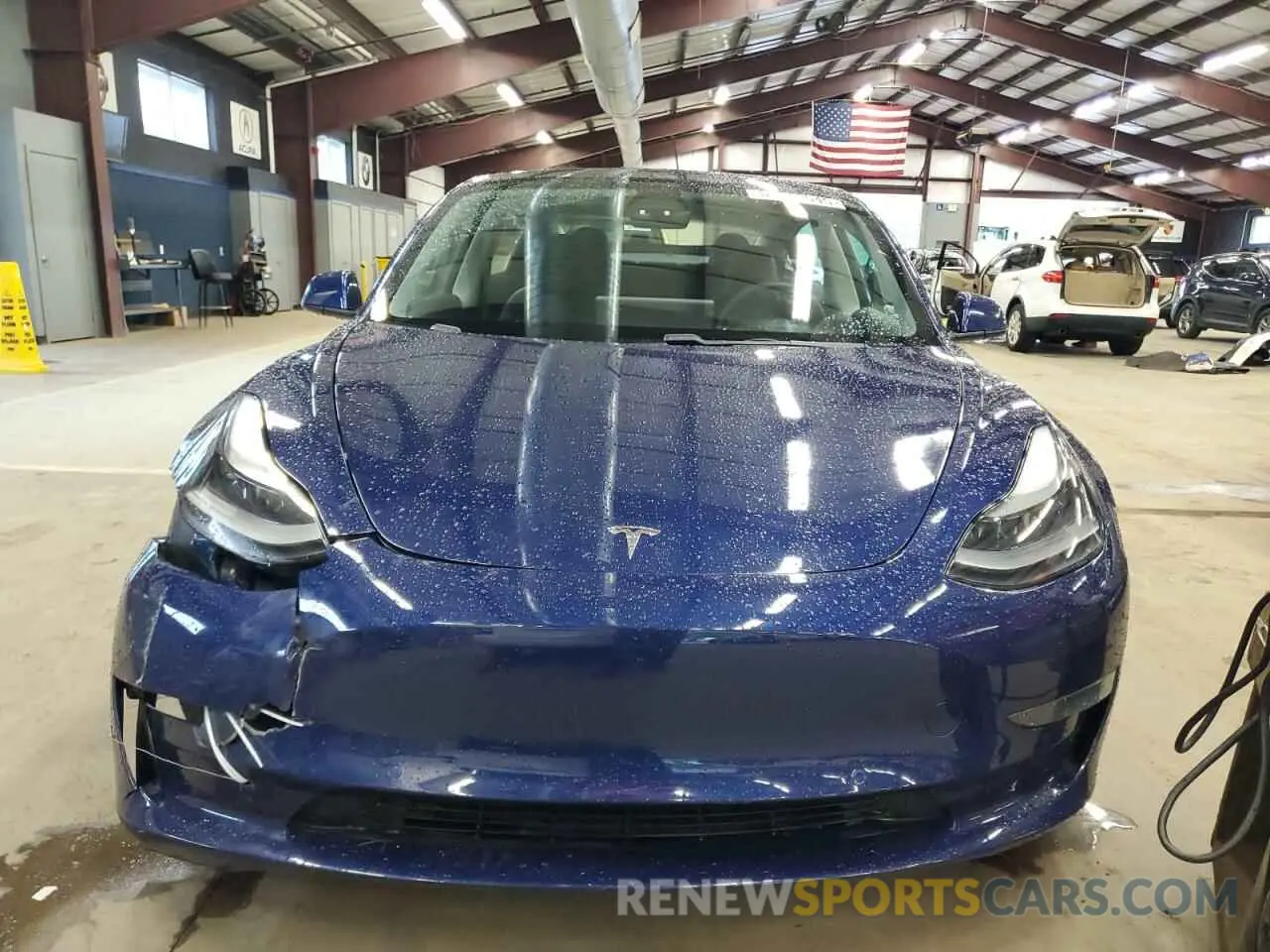 5 fotografías del automóvil dañado 5YJ3E1EA0MF922796 TESLA MODEL 3 2021