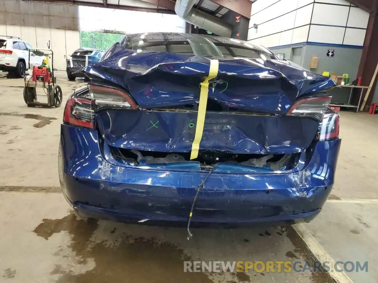 6 fotografías del automóvil dañado 5YJ3E1EA0MF922796 TESLA MODEL 3 2021