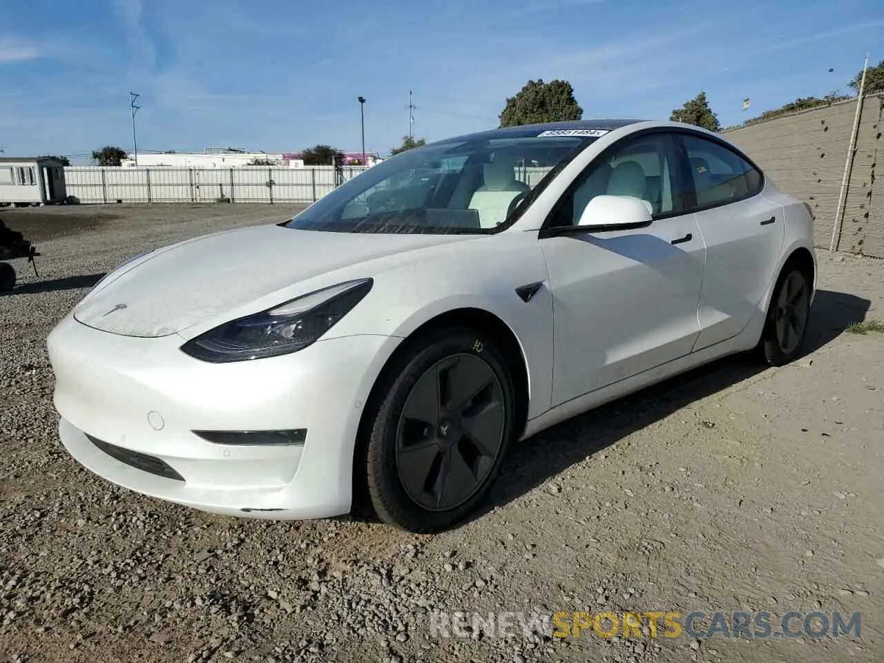 1 fotografías del automóvil dañado 5YJ3E1EA0MF928632 TESLA MODEL 3 2021