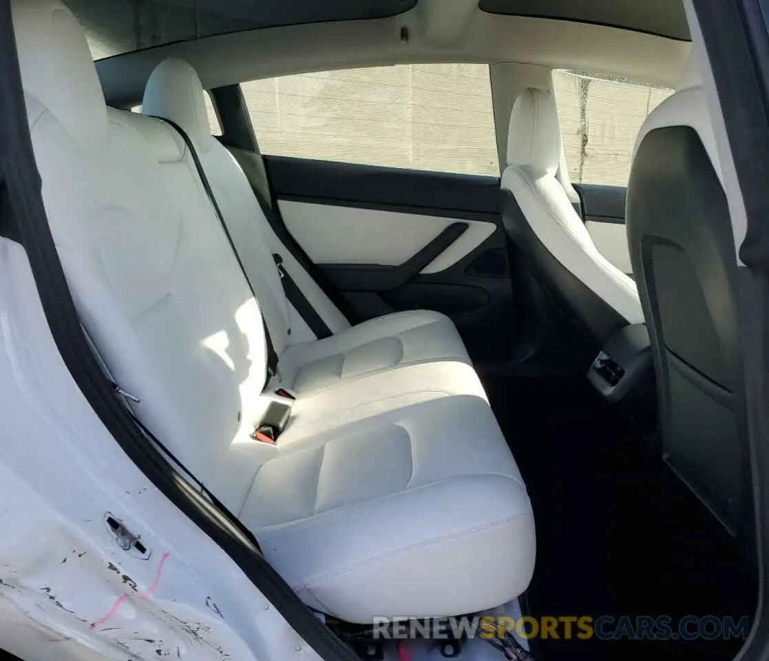 10 fotografías del automóvil dañado 5YJ3E1EA0MF928632 TESLA MODEL 3 2021