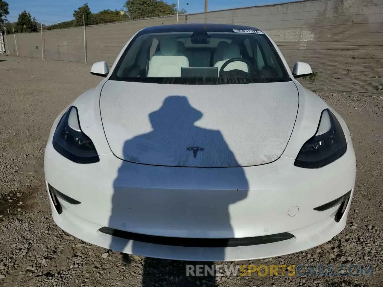 5 fotografías del automóvil dañado 5YJ3E1EA0MF928632 TESLA MODEL 3 2021