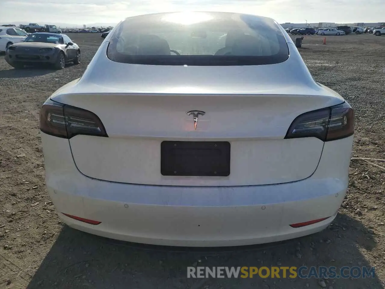 6 fotografías del automóvil dañado 5YJ3E1EA0MF928632 TESLA MODEL 3 2021