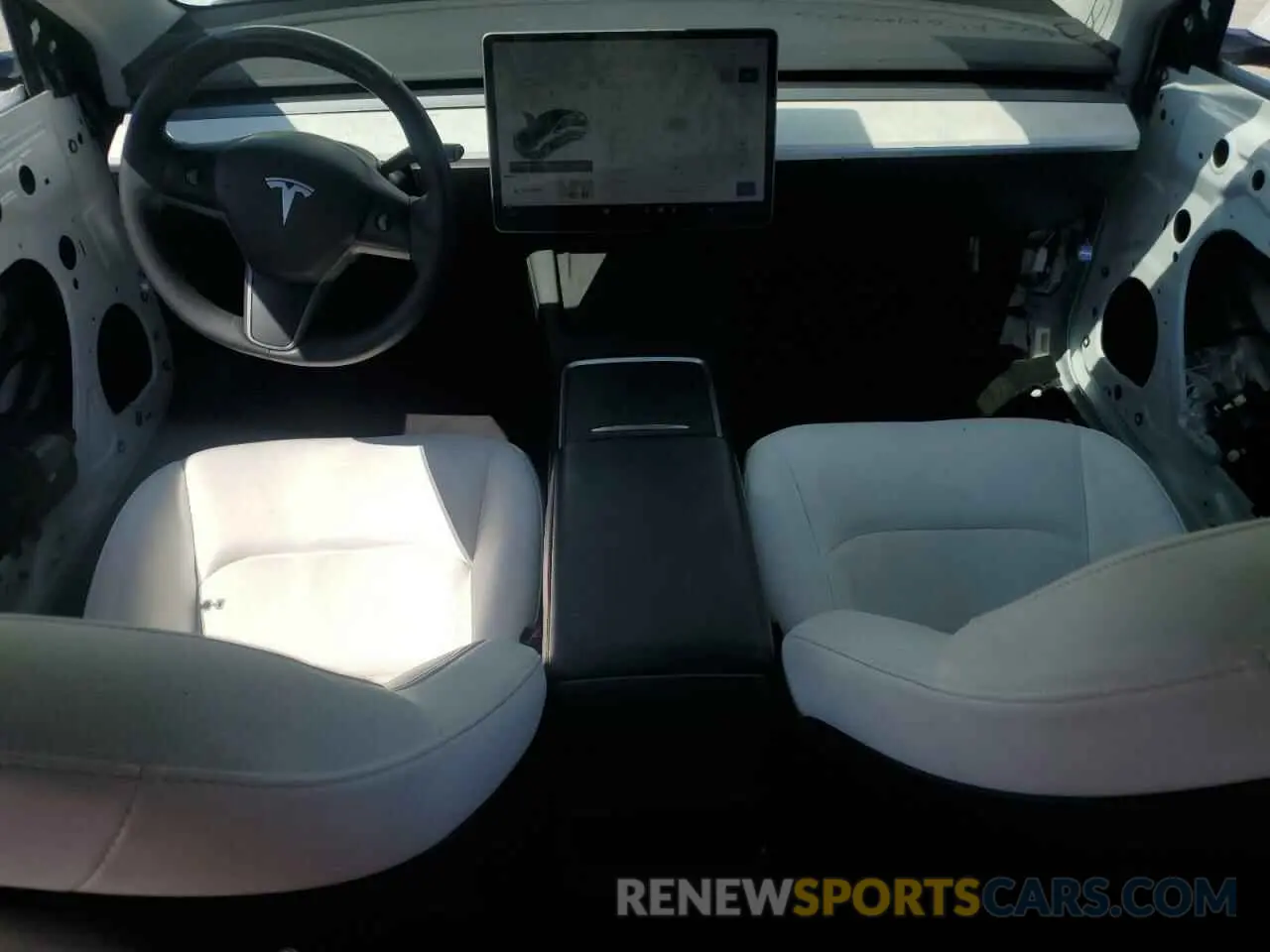 8 fotografías del automóvil dañado 5YJ3E1EA0MF936536 TESLA MODEL 3 2021