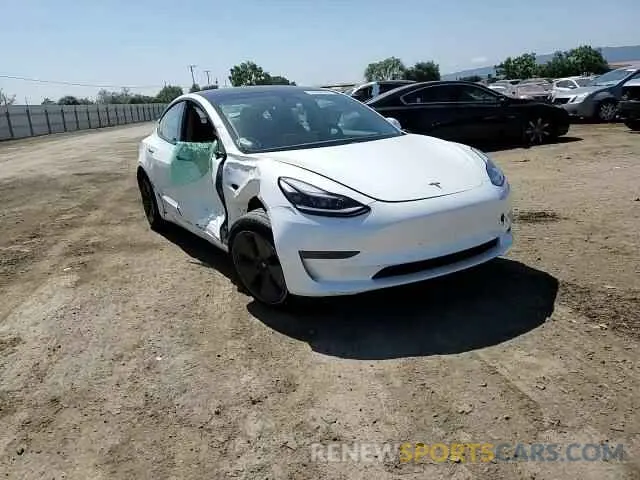 13 fotografías del automóvil dañado 5YJ3E1EA0MF985574 TESLA MODEL 3 2021