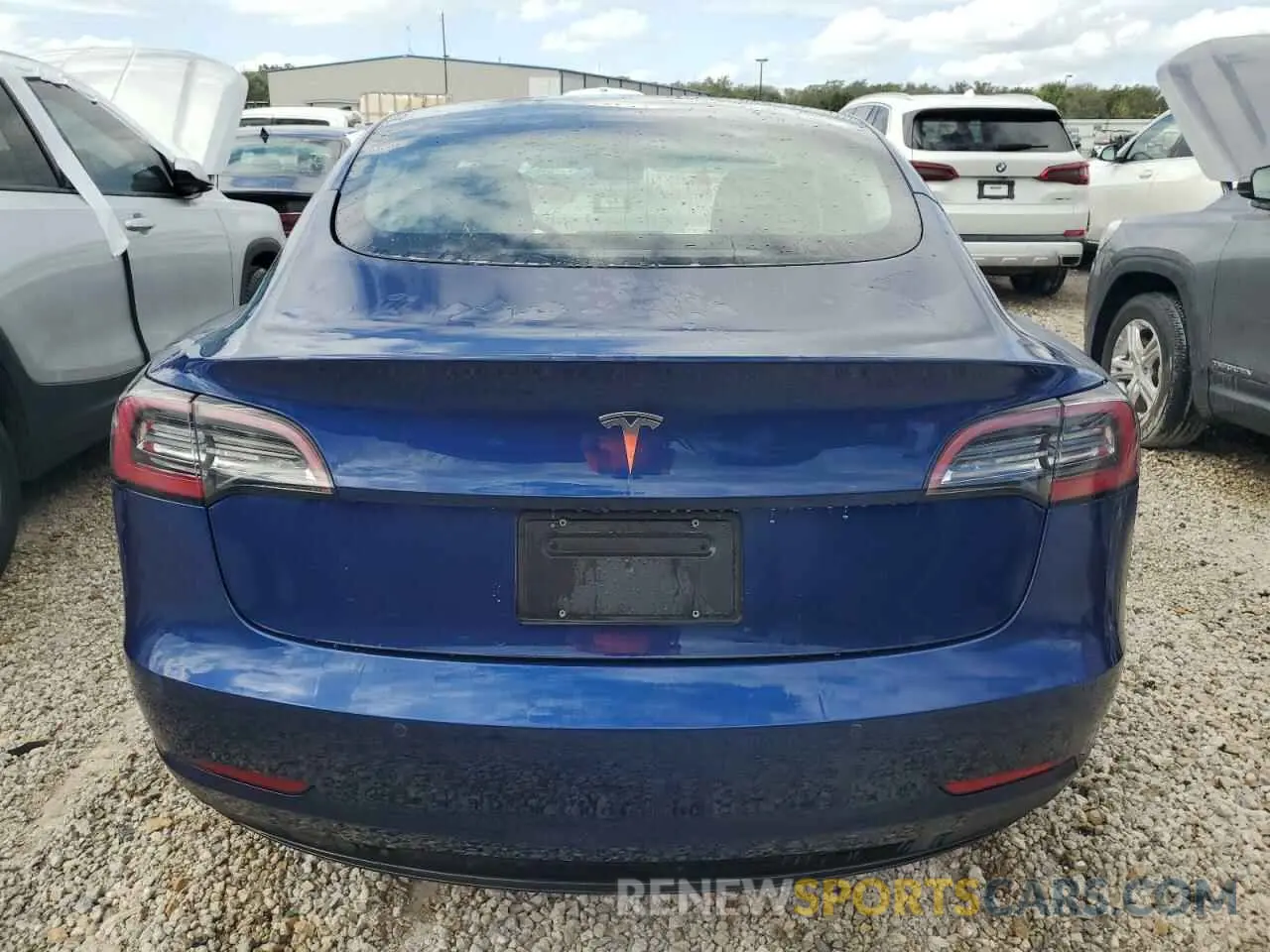 6 fotografías del automóvil dañado 5YJ3E1EA0MF990757 TESLA MODEL 3 2021