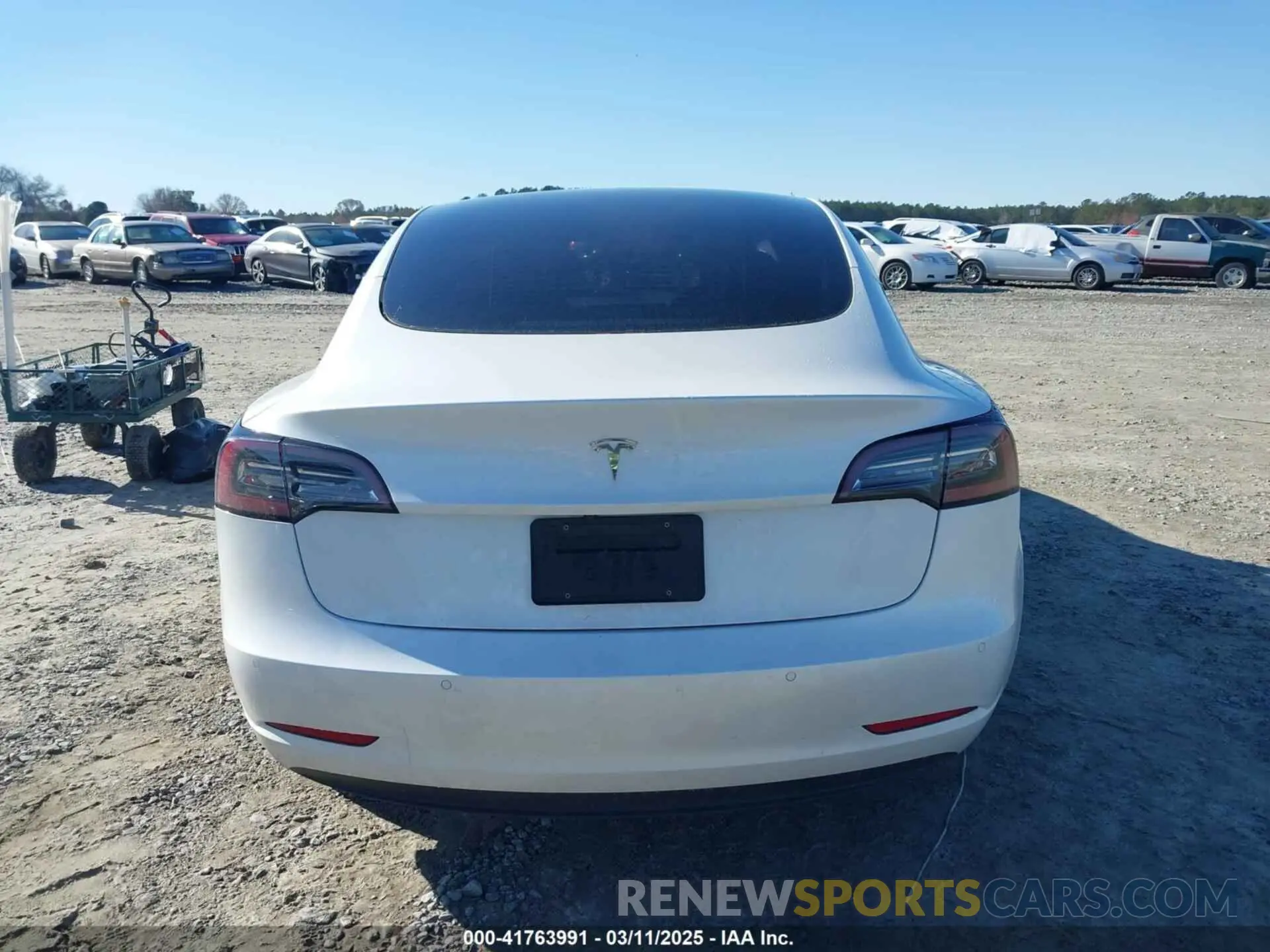16 fotografías del automóvil dañado 5YJ3E1EA1MF016656 TESLA MODEL 3 2021