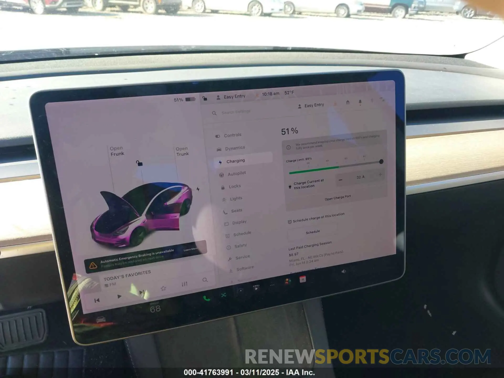 17 fotografías del automóvil dañado 5YJ3E1EA1MF016656 TESLA MODEL 3 2021