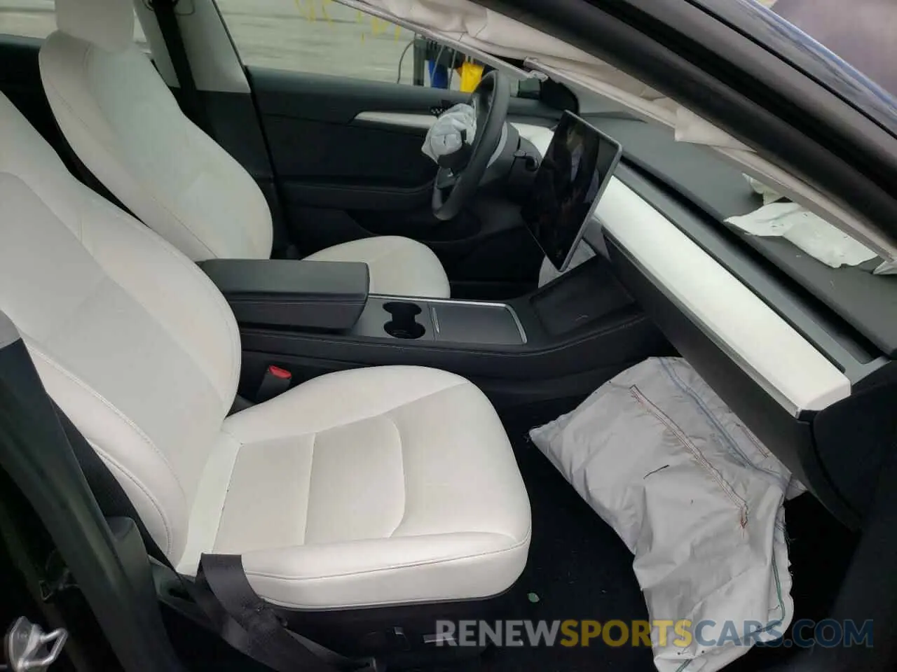 5 fotografías del automóvil dañado 5YJ3E1EA1MF064559 TESLA MODEL 3 2021
