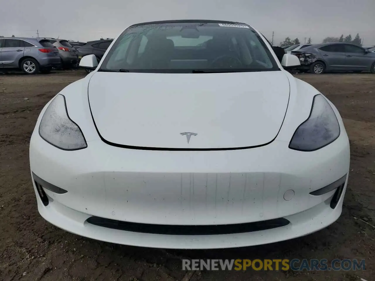5 fotografías del automóvil dañado 5YJ3E1EA1MF066389 TESLA MODEL 3 2021