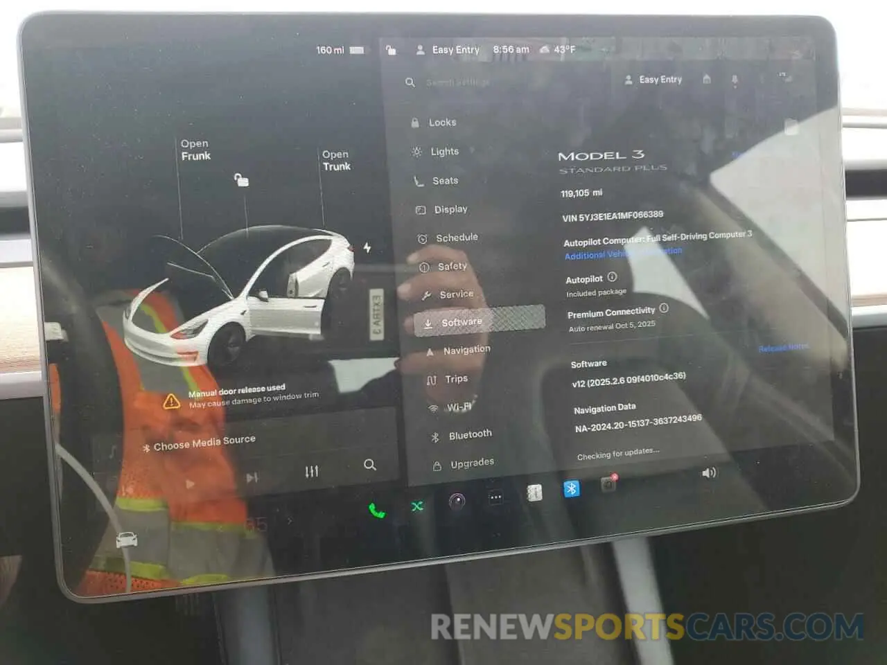 9 fotografías del automóvil dañado 5YJ3E1EA1MF066389 TESLA MODEL 3 2021