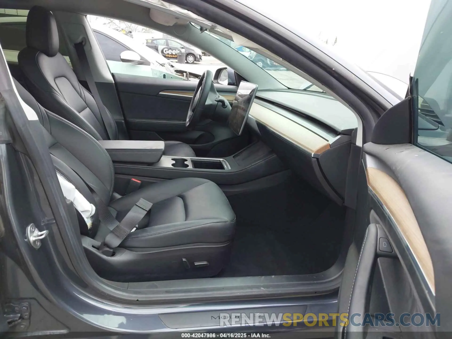 5 fotografías del automóvil dañado 5YJ3E1EA1MF068787 TESLA MODEL 3 2021