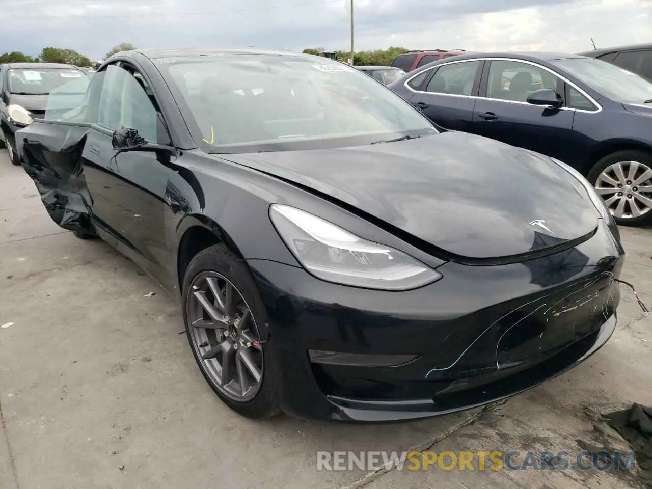 1 fotografías del automóvil dañado 5YJ3E1EA1MF088960 TESLA MODEL 3 2021