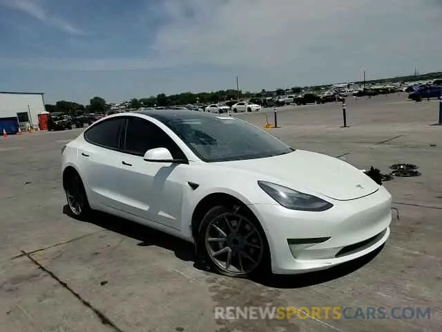 11 fotografías del automóvil dañado 5YJ3E1EA1MF091521 TESLA MODEL 3 2021