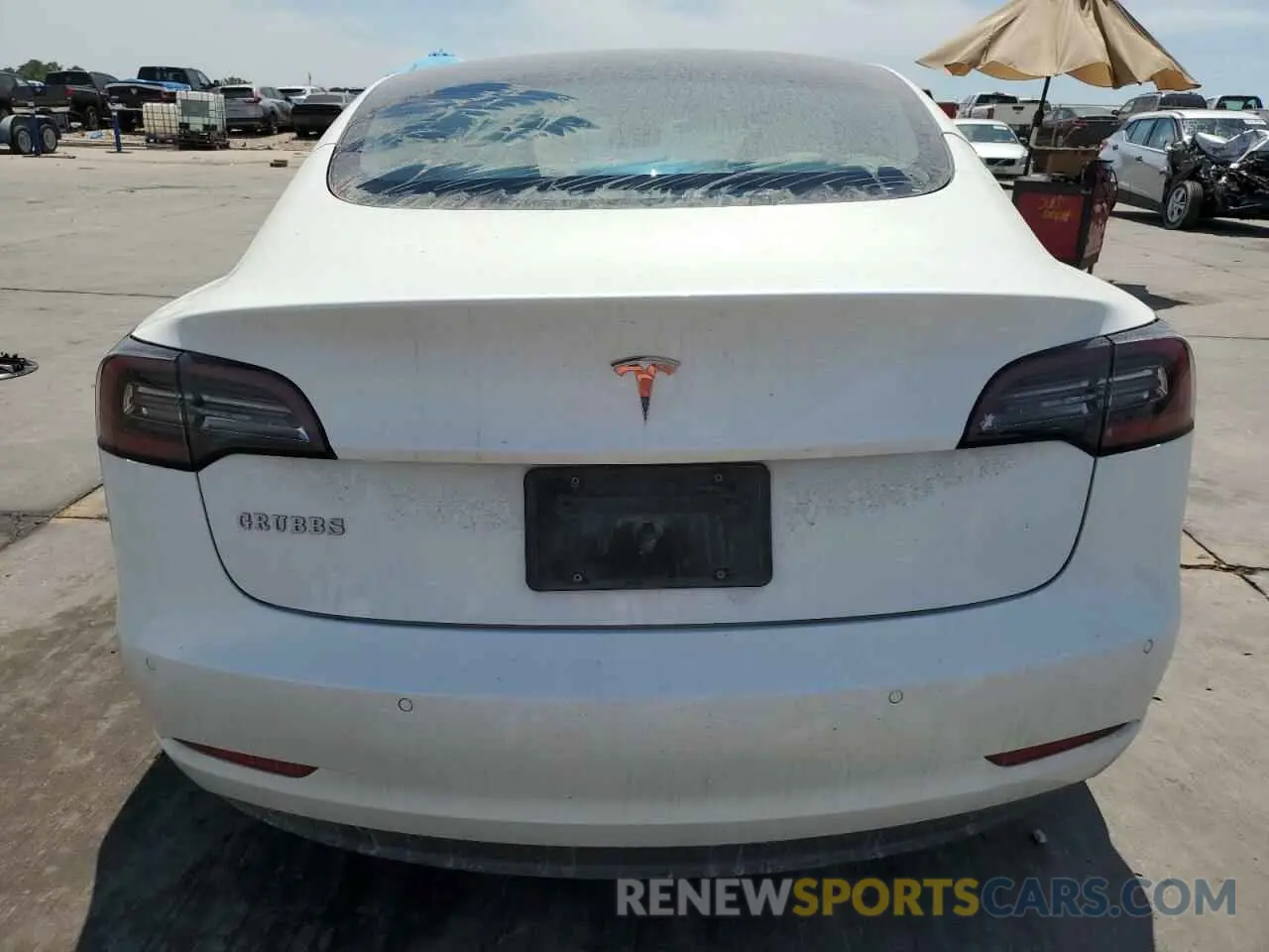 6 fotografías del automóvil dañado 5YJ3E1EA1MF091521 TESLA MODEL 3 2021