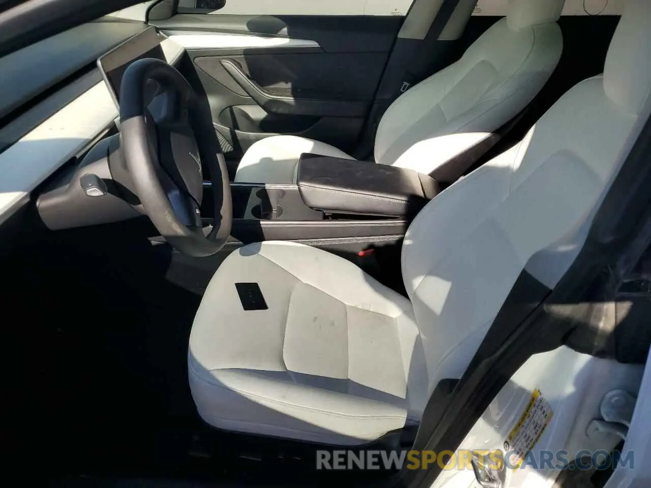 7 fotografías del automóvil dañado 5YJ3E1EA1MF091521 TESLA MODEL 3 2021
