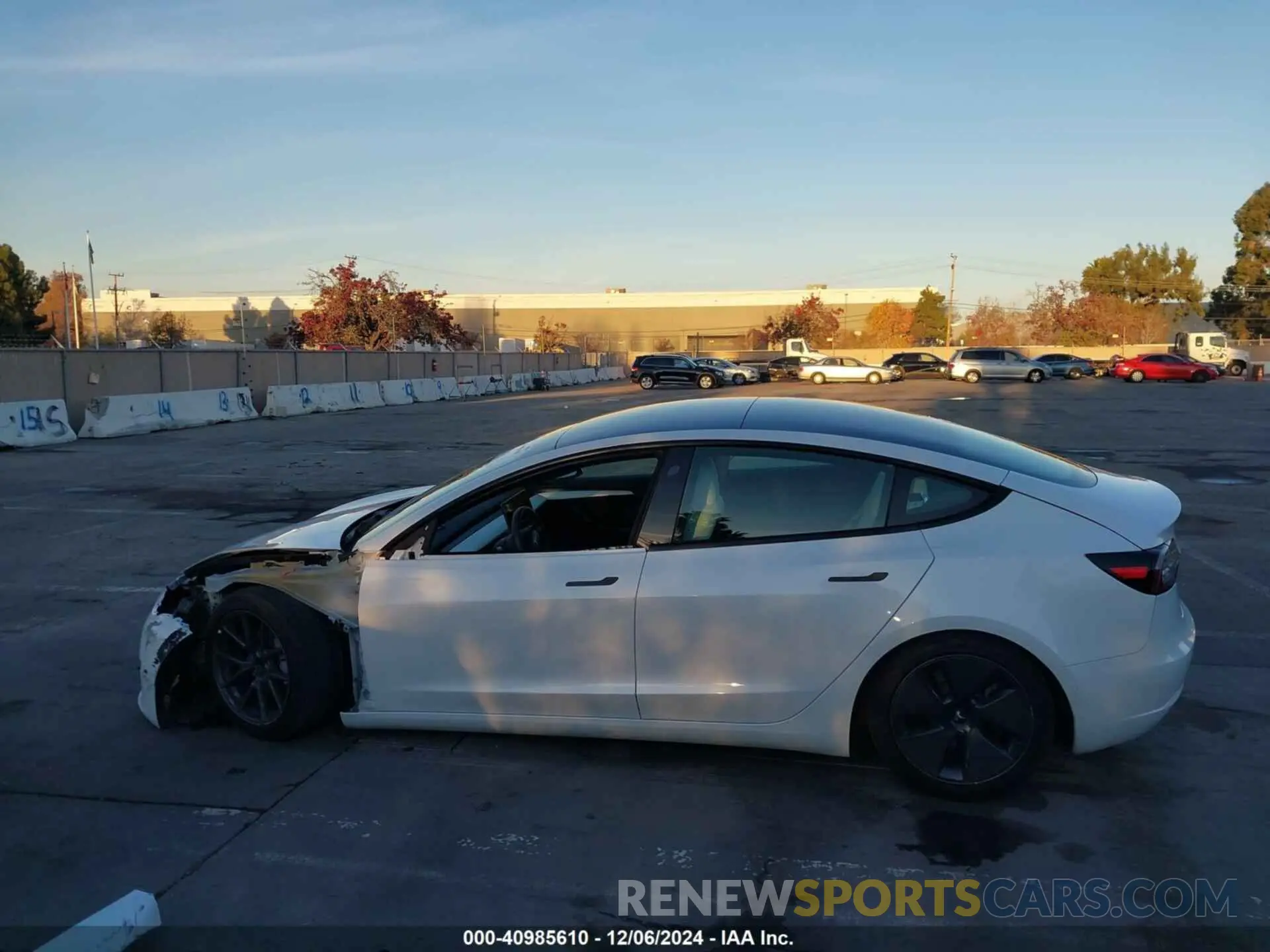 15 fotografías del automóvil dañado 5YJ3E1EA1MF093771 TESLA MODEL 3 2021