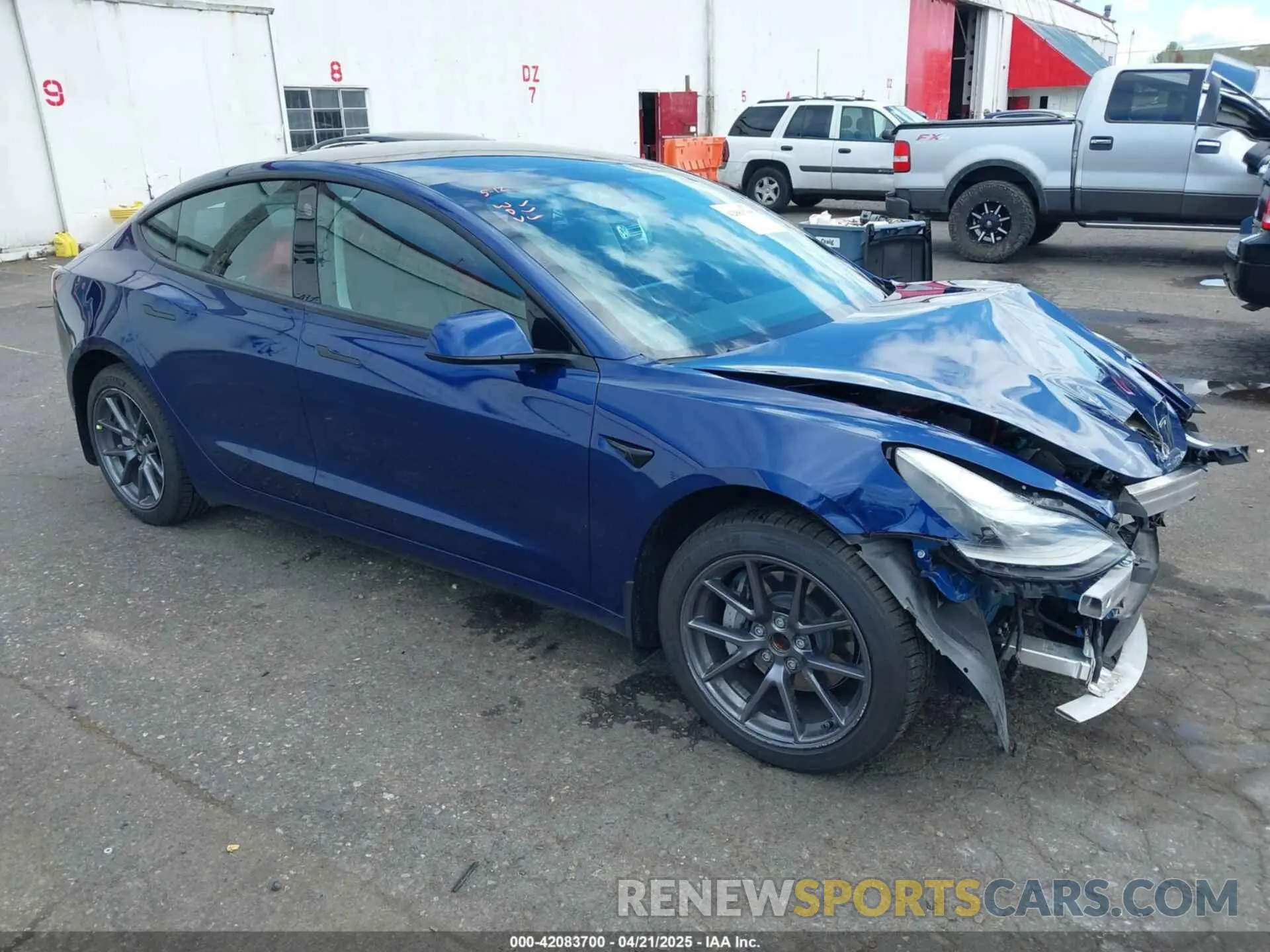 1 fotografías del automóvil dañado 5YJ3E1EA1MF094693 TESLA MODEL 3 2021