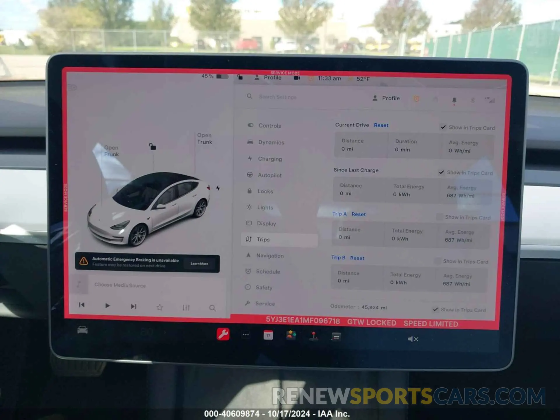 18 fotografías del automóvil dañado 5YJ3E1EA1MF096718 TESLA MODEL 3 2021