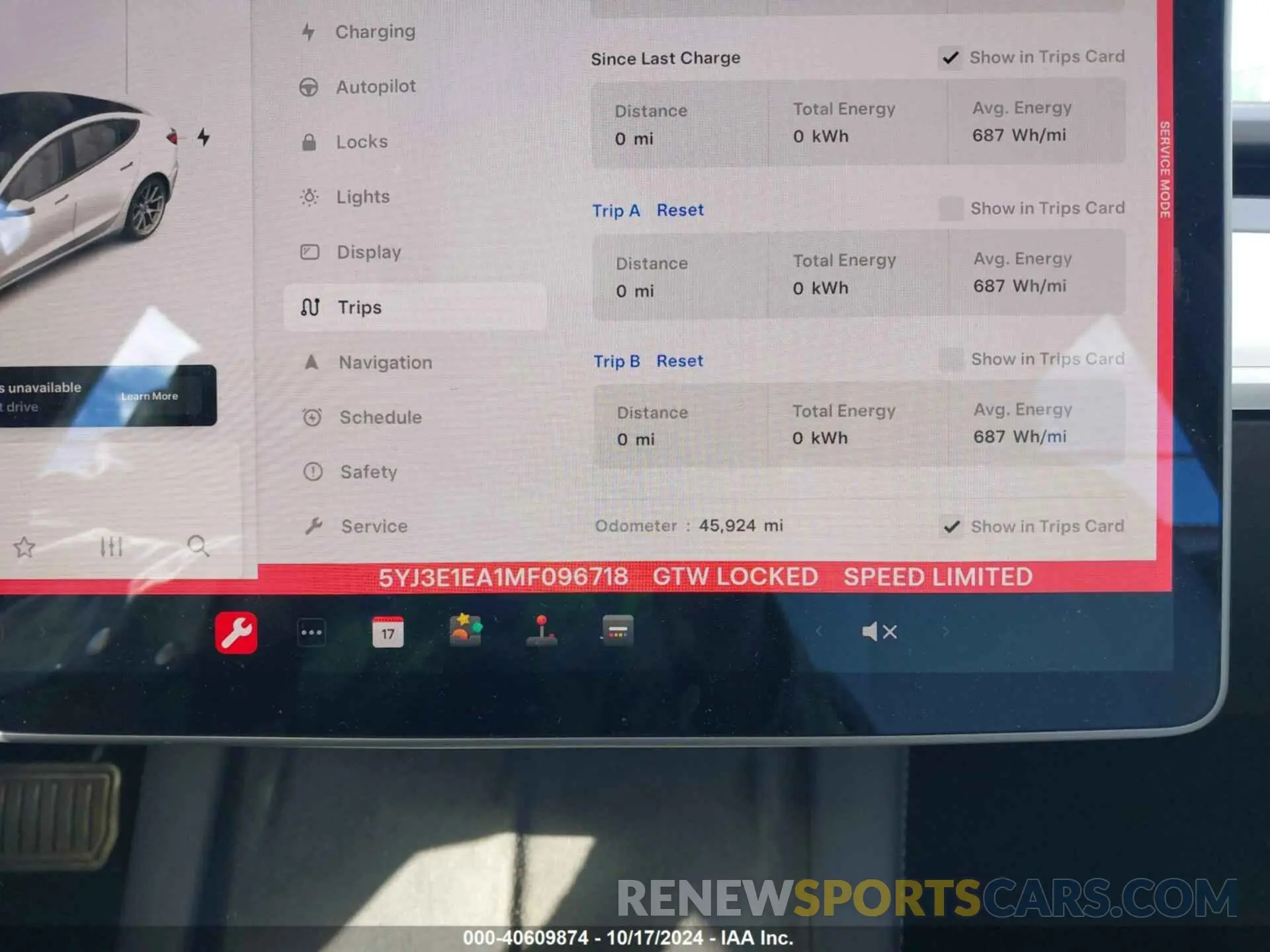 7 fotografías del automóvil dañado 5YJ3E1EA1MF096718 TESLA MODEL 3 2021