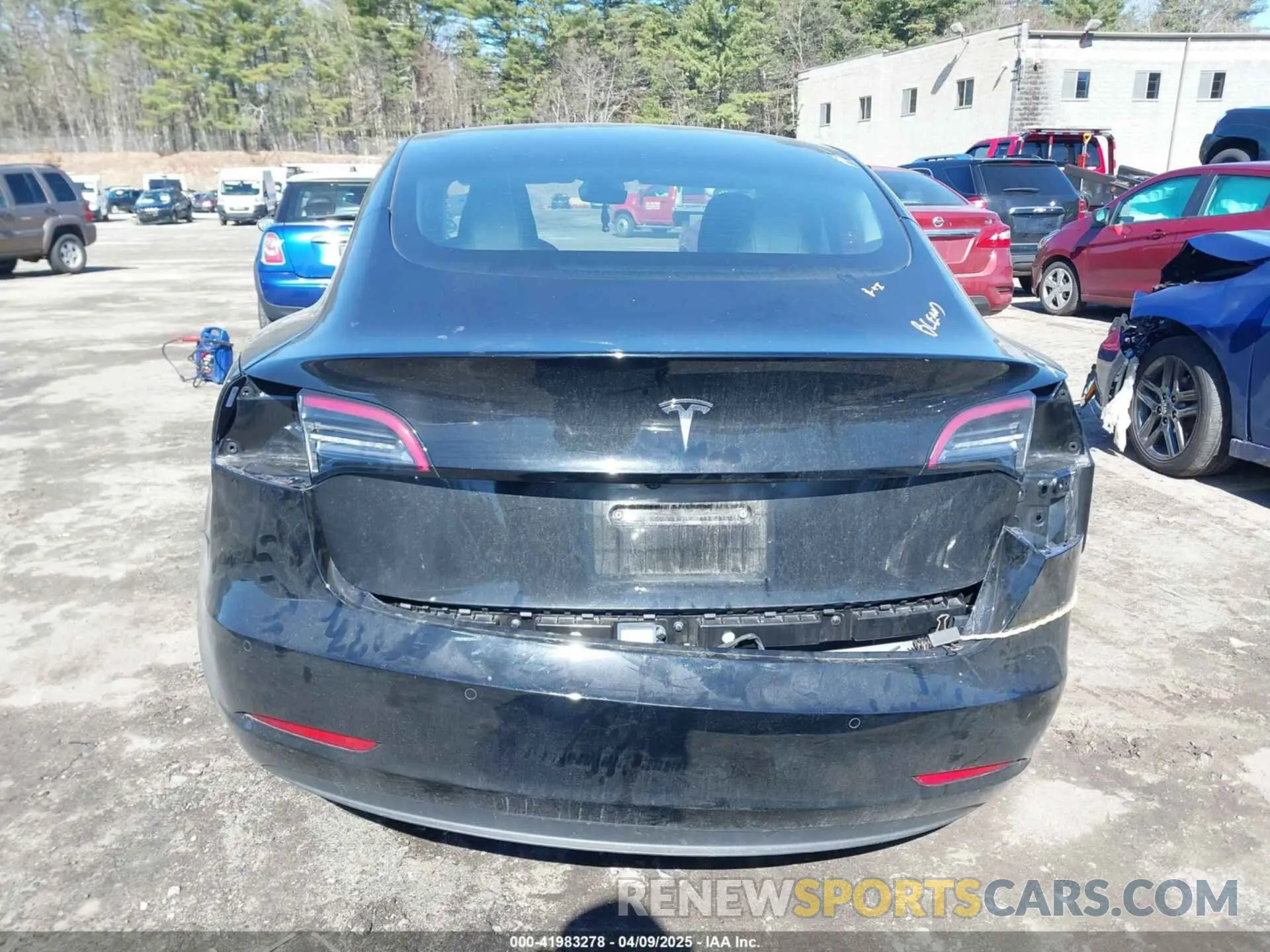 16 fotografías del automóvil dañado 5YJ3E1EA1MF851155 TESLA MODEL 3 2021