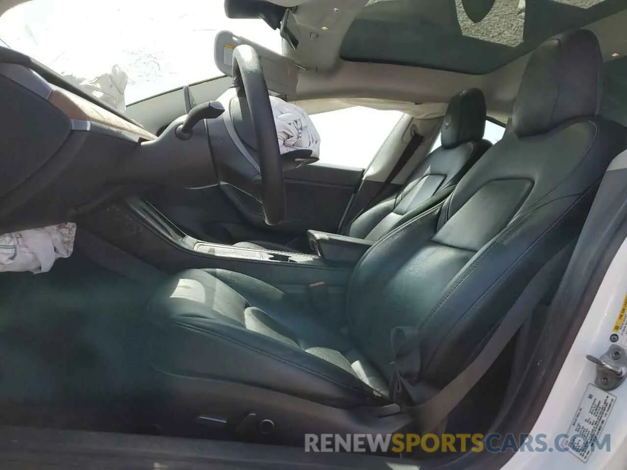 7 fotografías del automóvil dañado 5YJ3E1EA1MF871986 TESLA MODEL 3 2021