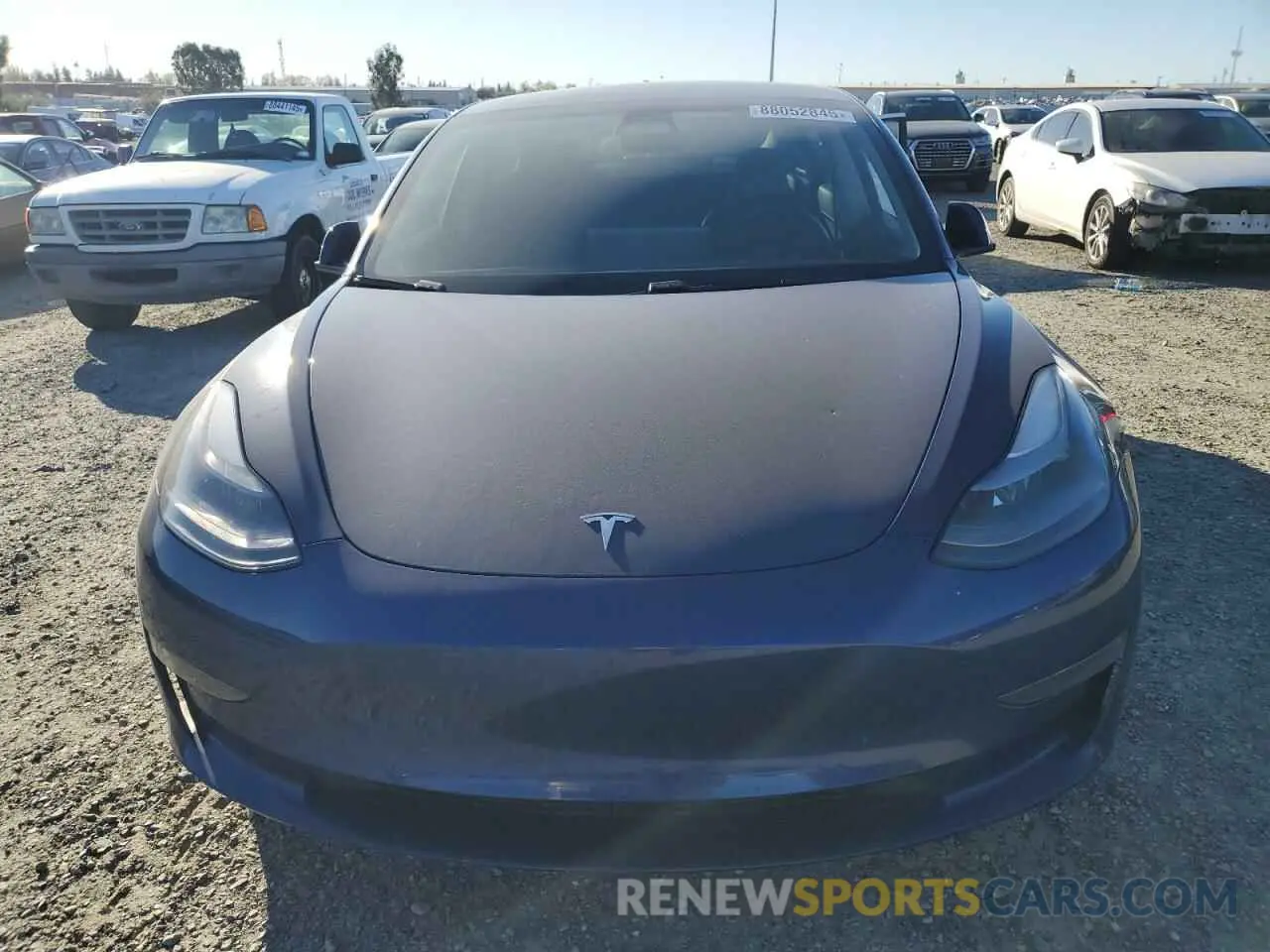 5 fotografías del automóvil dañado 5YJ3E1EA1MF876332 TESLA MODEL 3 2021