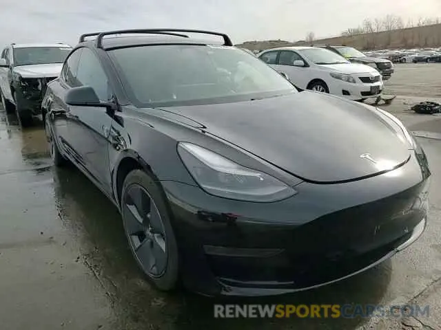 14 fotografías del automóvil dañado 5YJ3E1EA1MF876427 TESLA MODEL 3 2021