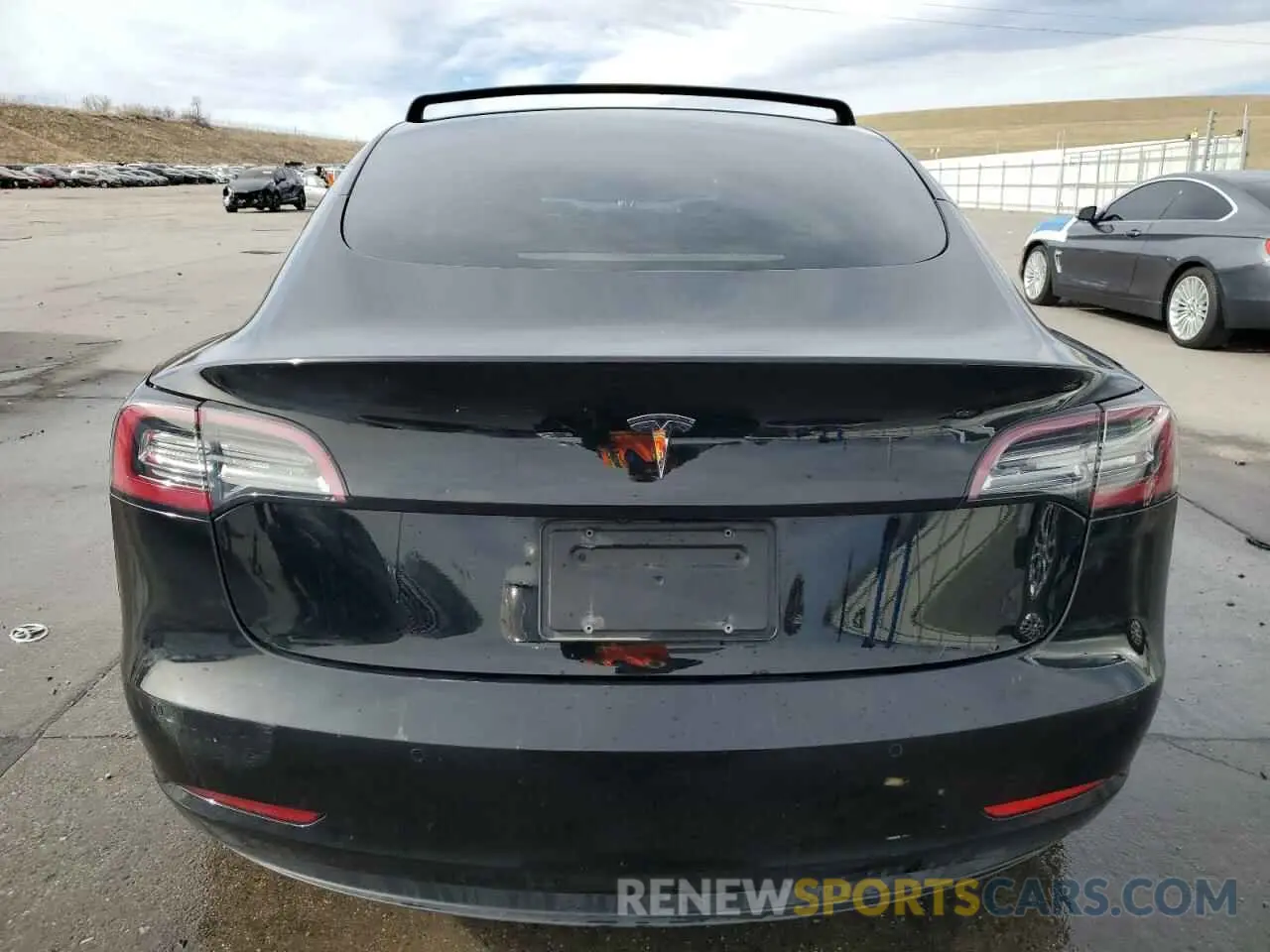 6 fotografías del automóvil dañado 5YJ3E1EA1MF876427 TESLA MODEL 3 2021