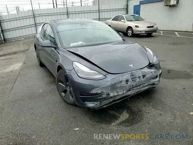 10 fotografías del automóvil dañado 5YJ3E1EA1MF911340 TESLA MODEL 3 2021