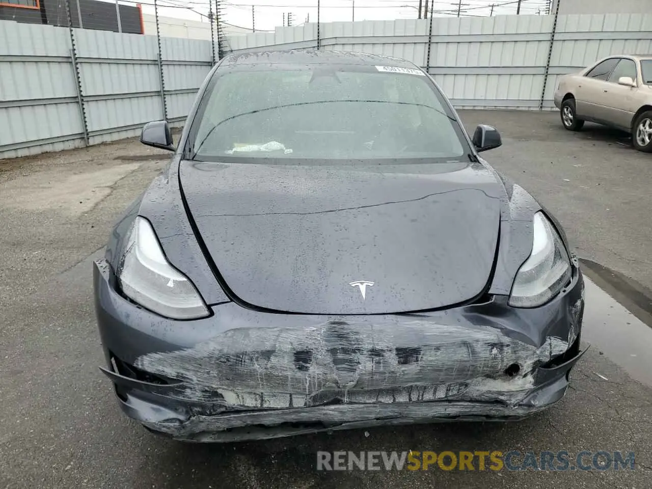5 fotografías del automóvil dañado 5YJ3E1EA1MF911340 TESLA MODEL 3 2021