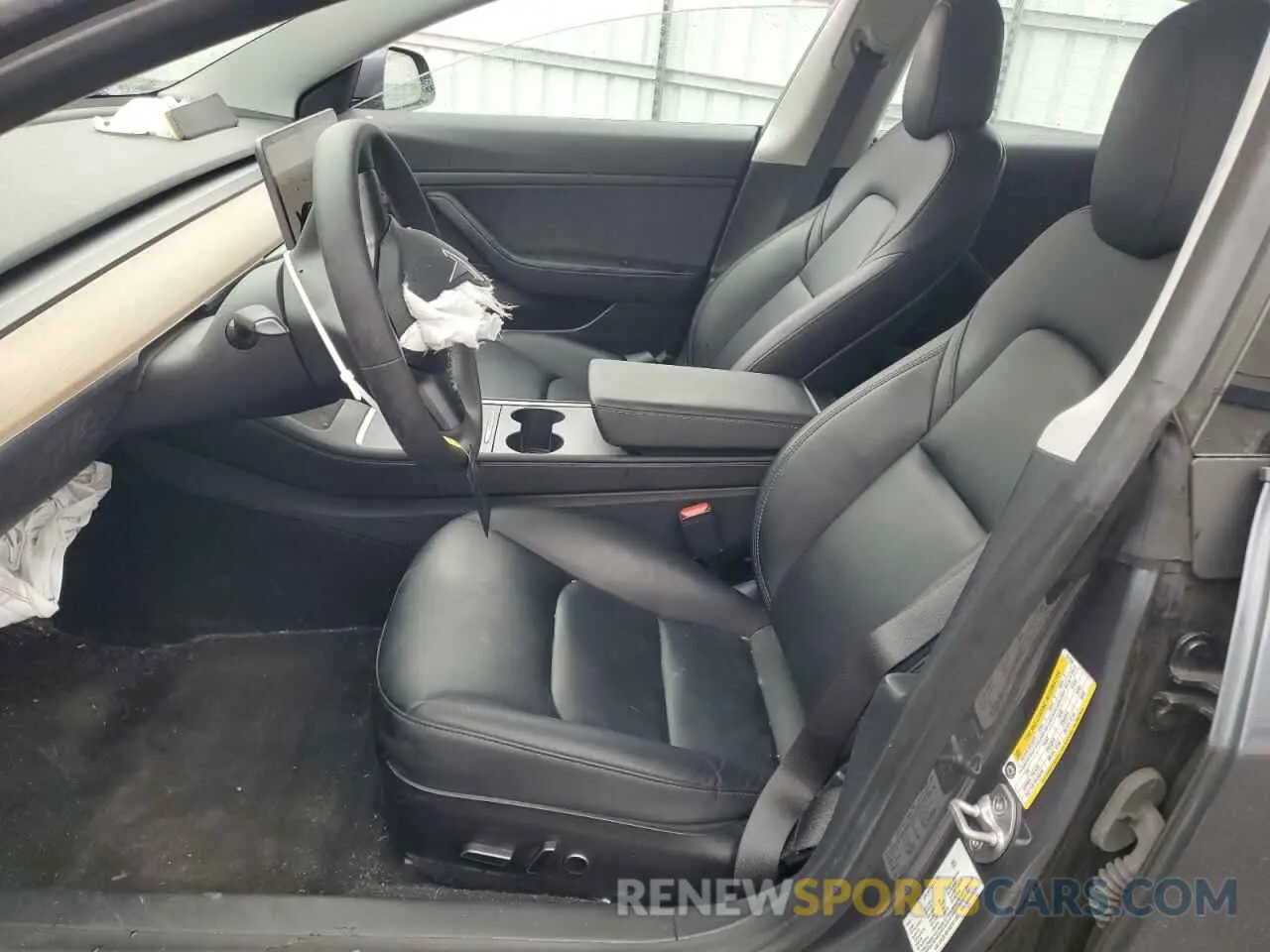 7 fotografías del automóvil dañado 5YJ3E1EA1MF911340 TESLA MODEL 3 2021