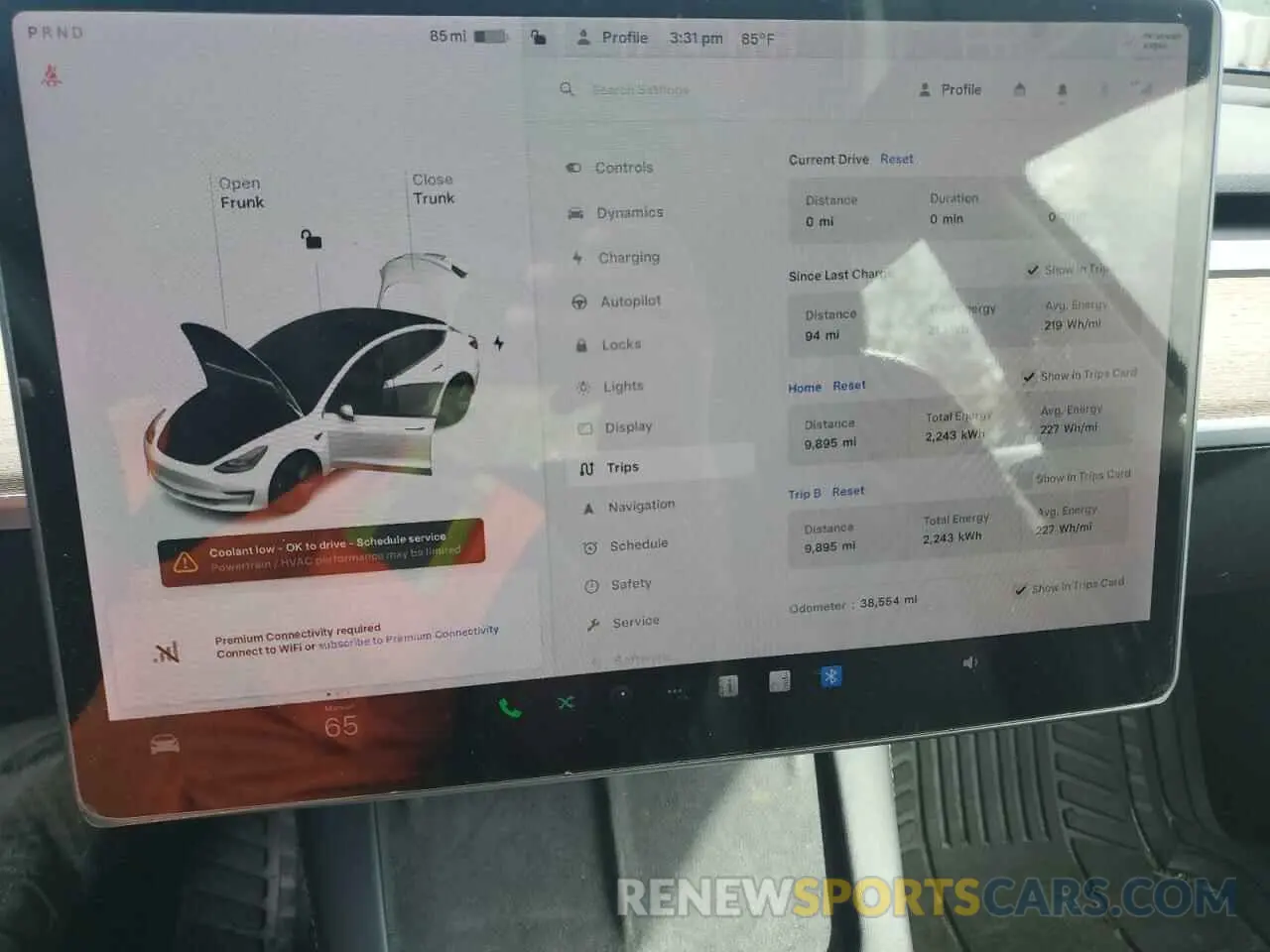 9 fotografías del automóvil dañado 5YJ3E1EA1MF921205 TESLA MODEL 3 2021