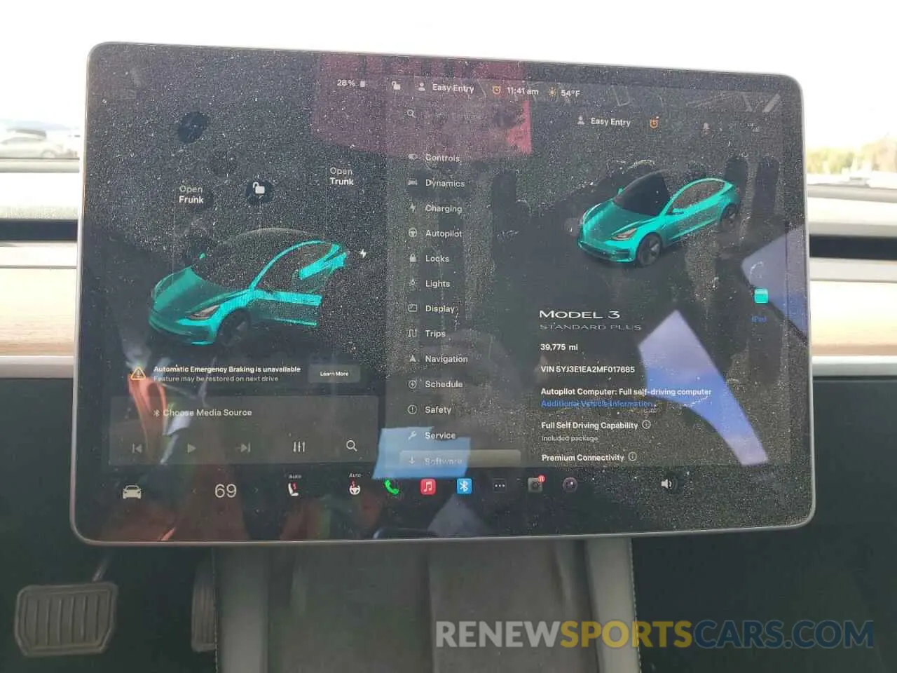 9 fotografías del automóvil dañado 5YJ3E1EA2MF017685 TESLA MODEL 3 2021