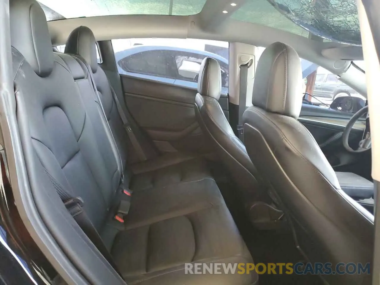10 fotografías del automóvil dañado 5YJ3E1EA2MF048564 TESLA MODEL 3 2021