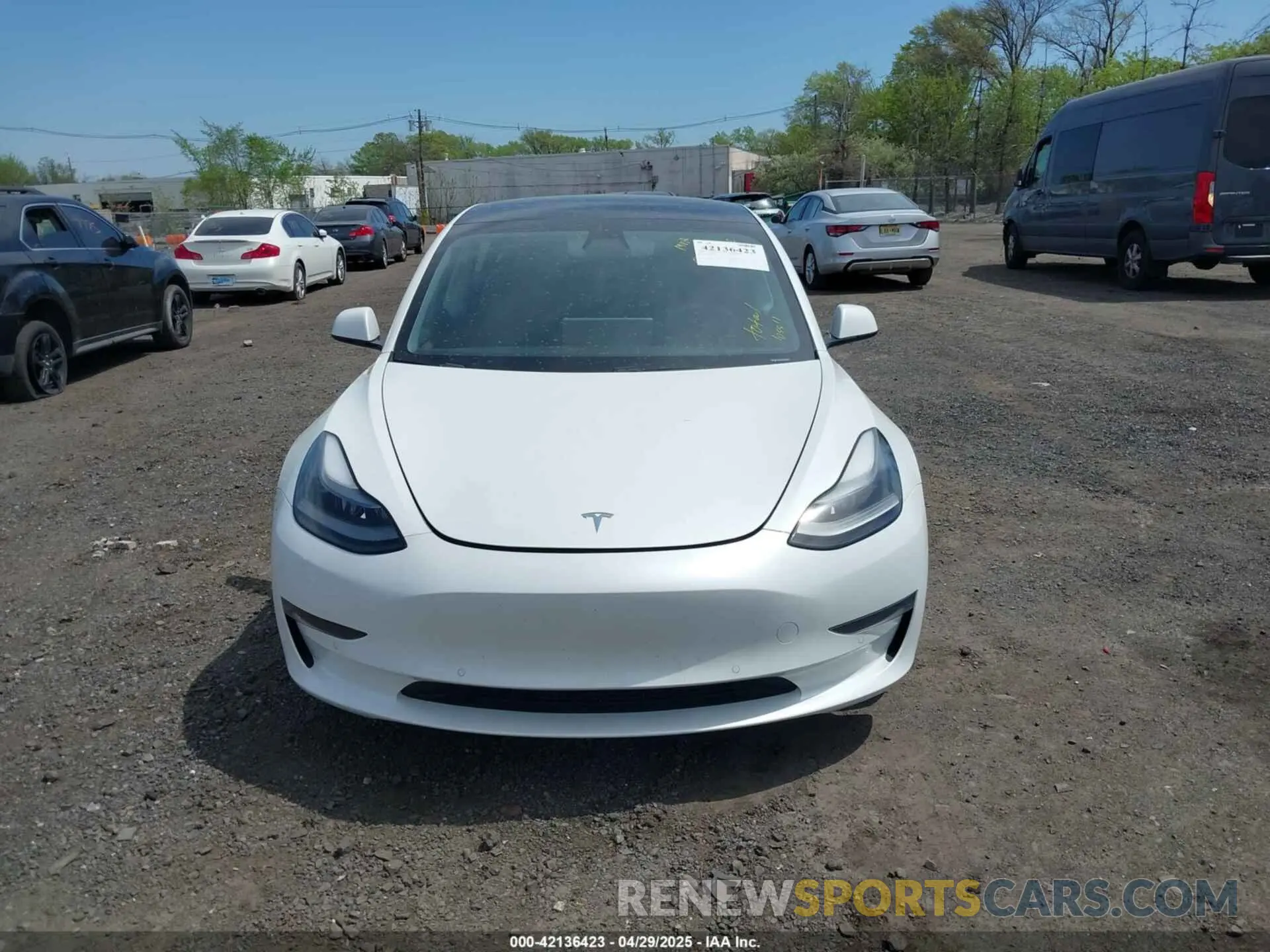 12 fotografías del automóvil dañado 5YJ3E1EA2MF063761 TESLA MODEL 3 2021