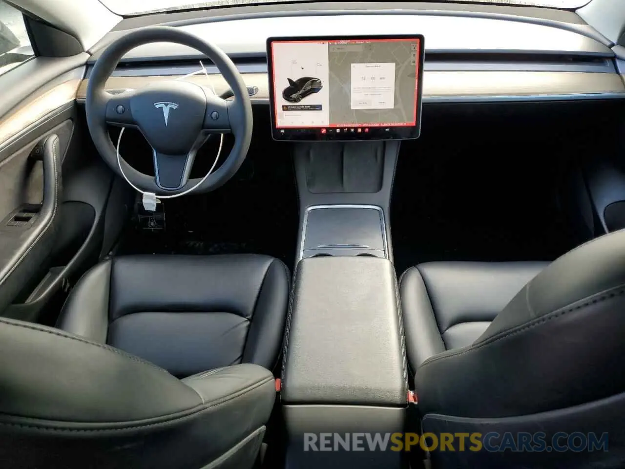 8 fotografías del automóvil dañado 5YJ3E1EA2MF085971 TESLA MODEL 3 2021