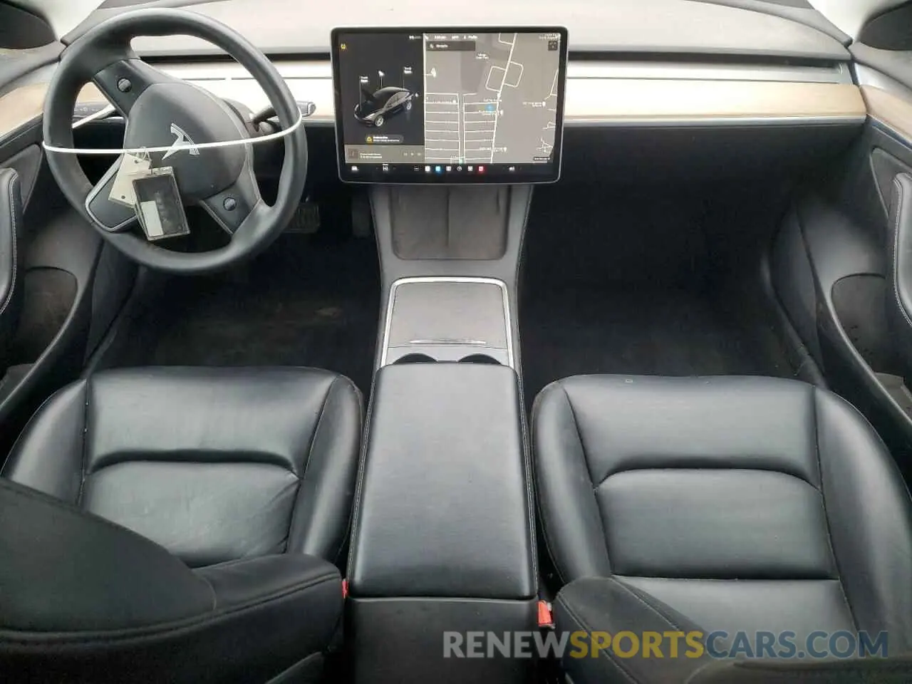 8 fotografías del automóvil dañado 5YJ3E1EA2MF087879 TESLA MODEL 3 2021