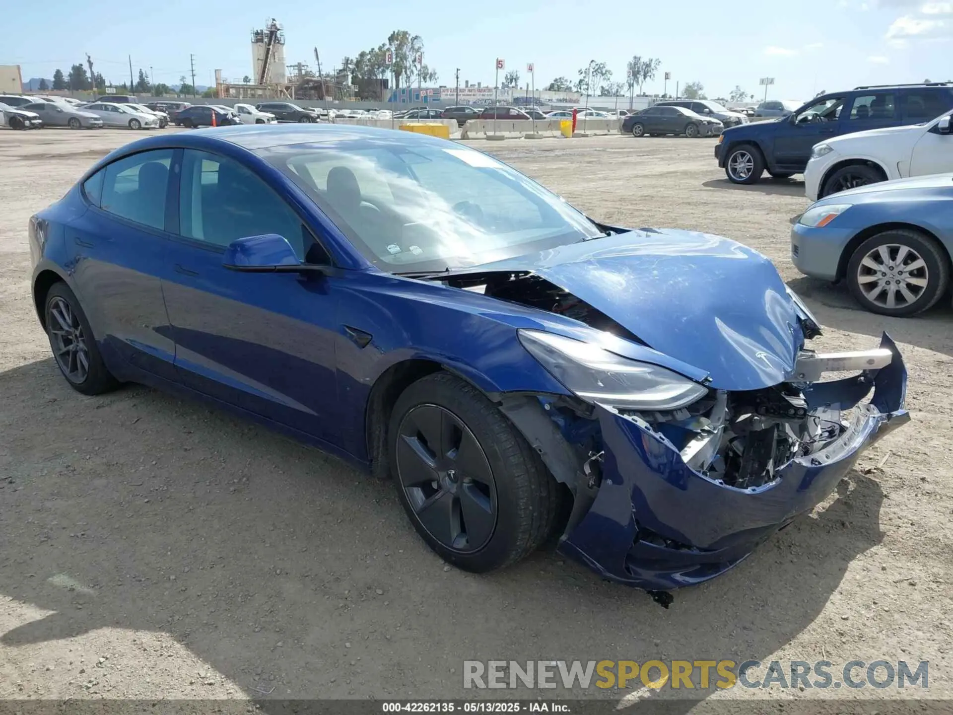 1 fotografías del automóvil dañado 5YJ3E1EA2MF098459 TESLA MODEL 3 2021