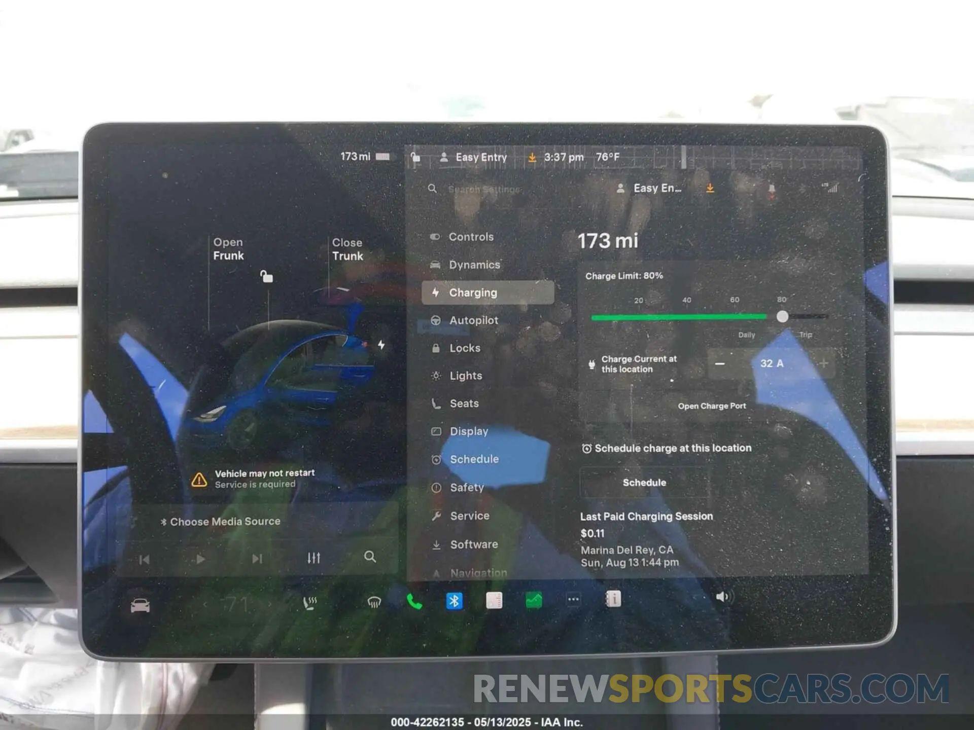 17 fotografías del automóvil dañado 5YJ3E1EA2MF098459 TESLA MODEL 3 2021
