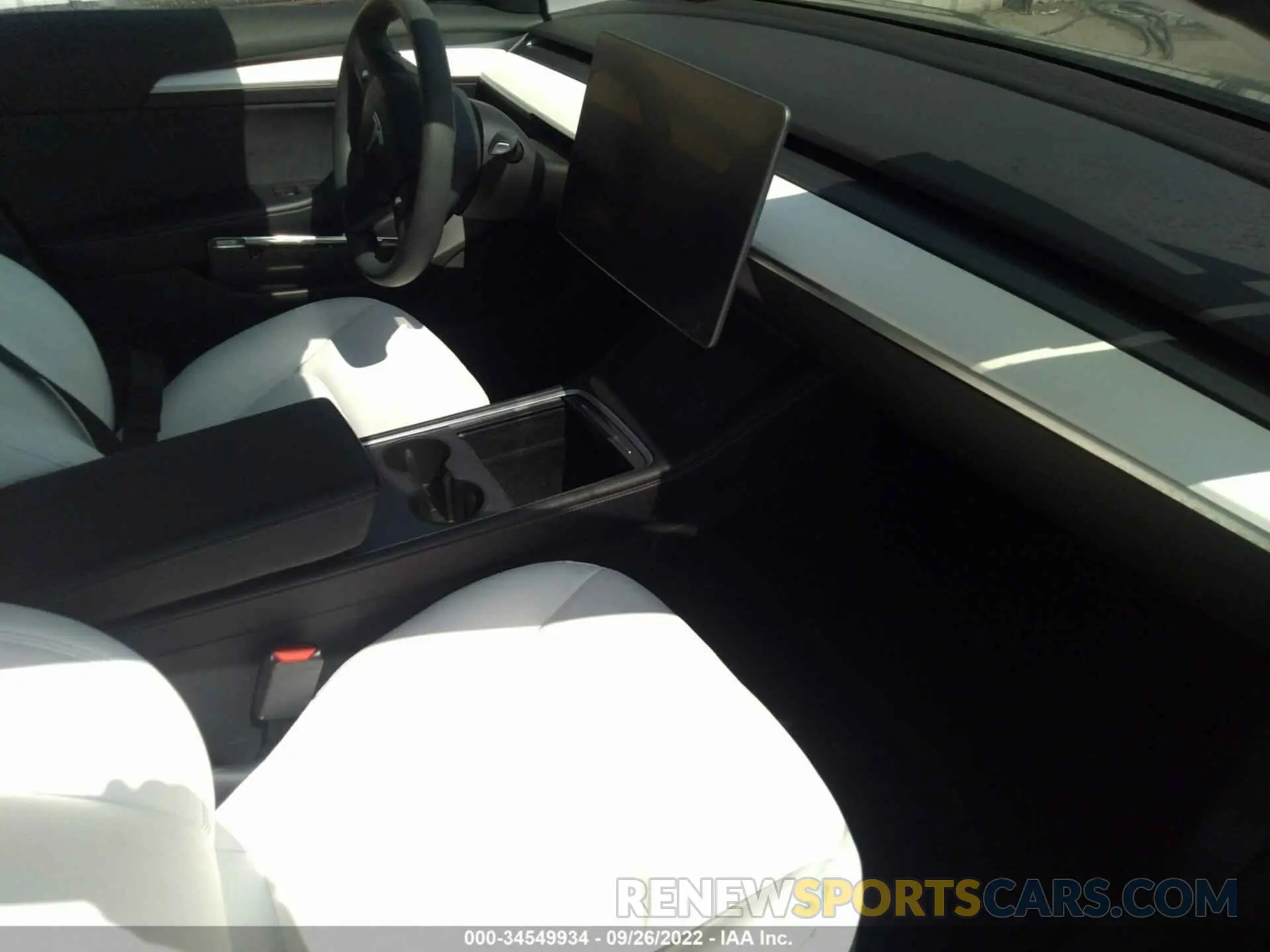 5 fotografías del automóvil dañado 5YJ3E1EA2MF143755 TESLA MODEL 3 2021
