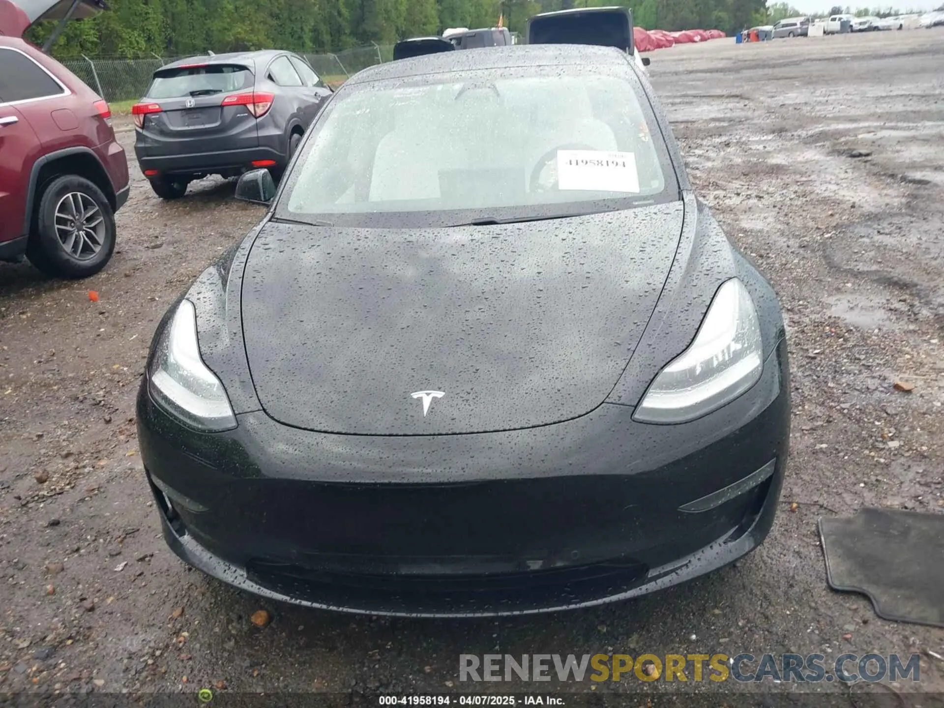 12 fotografías del automóvil dañado 5YJ3E1EA2MF850757 TESLA MODEL 3 2021