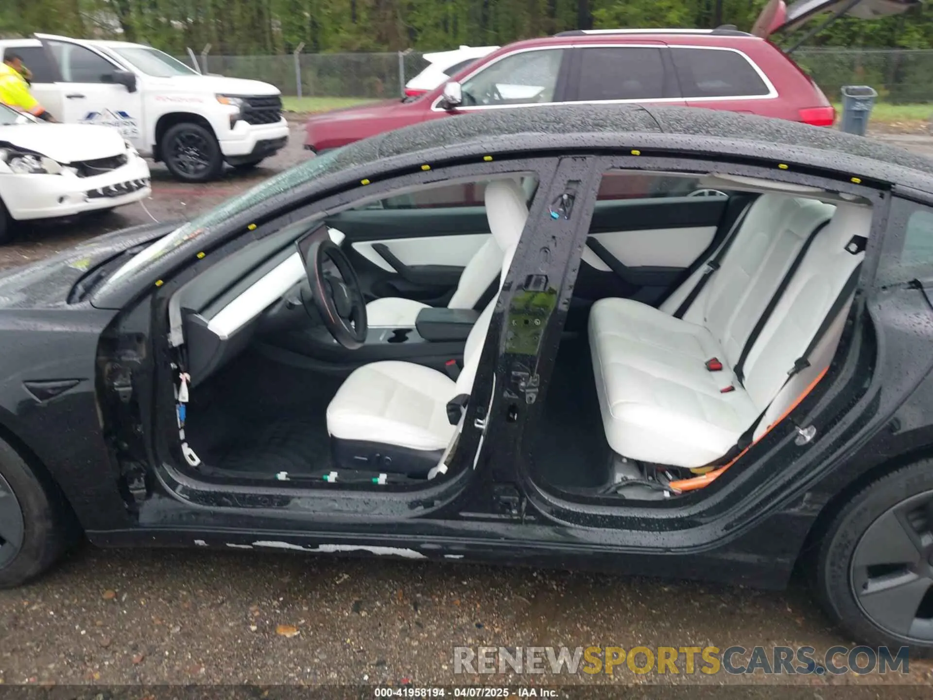 14 fotografías del automóvil dañado 5YJ3E1EA2MF850757 TESLA MODEL 3 2021
