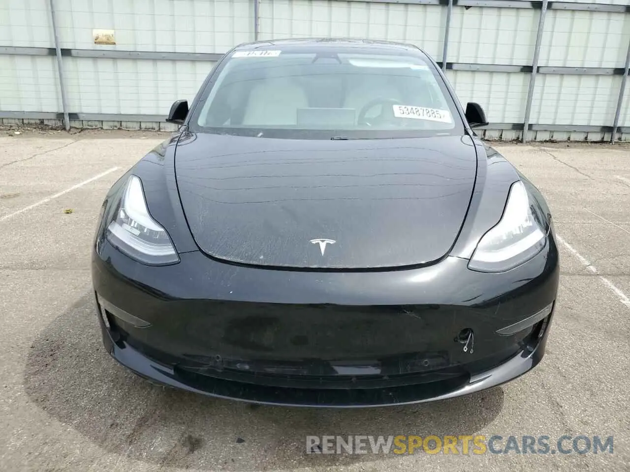5 fotografías del automóvil dañado 5YJ3E1EA2MF850760 TESLA MODEL 3 2021