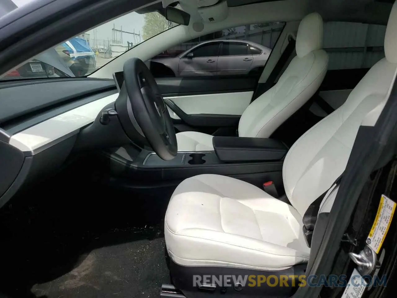 7 fotografías del automóvil dañado 5YJ3E1EA2MF850760 TESLA MODEL 3 2021