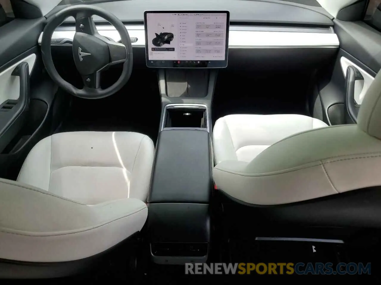 8 fotografías del automóvil dañado 5YJ3E1EA2MF850760 TESLA MODEL 3 2021