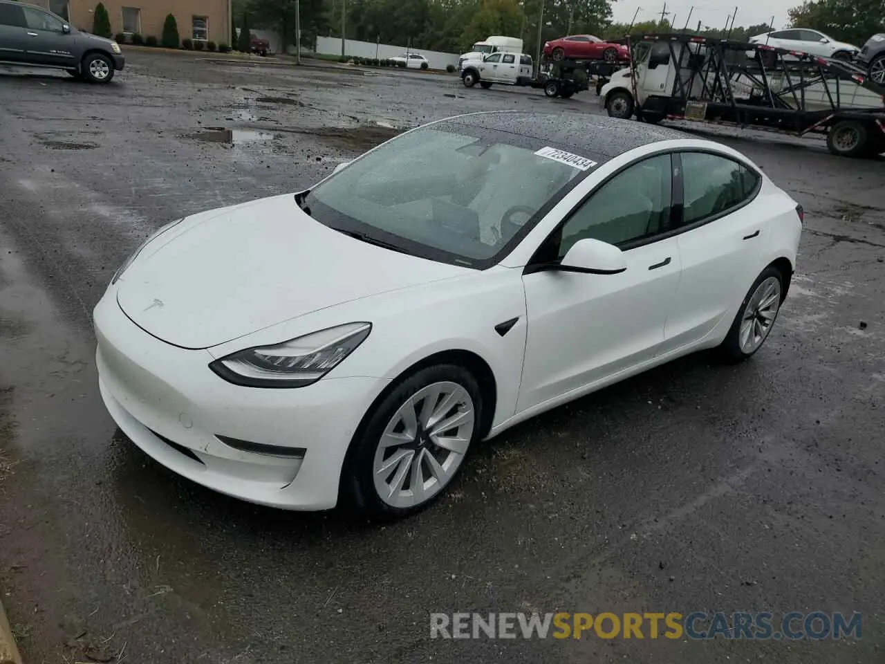 1 fotografías del automóvil dañado 5YJ3E1EA2MF853870 TESLA MODEL 3 2021