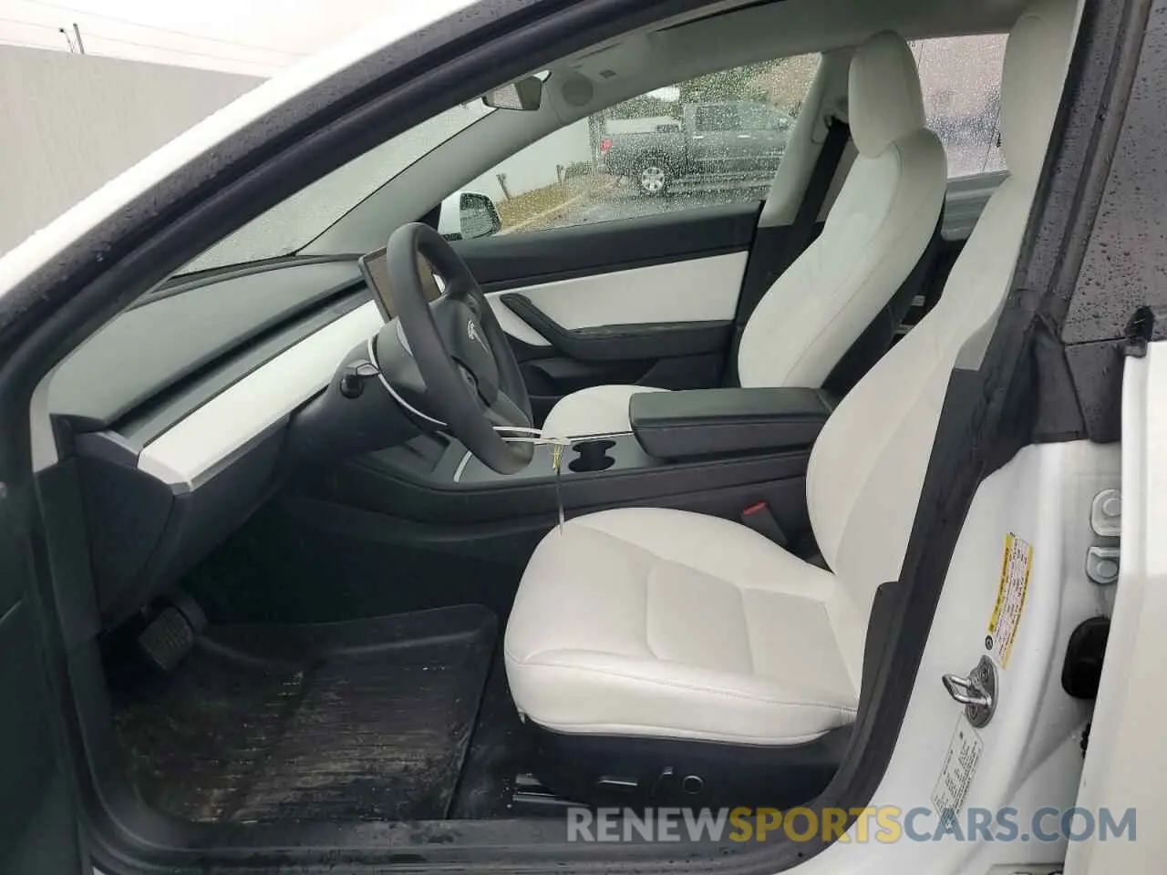 7 fotografías del automóvil dañado 5YJ3E1EA2MF853870 TESLA MODEL 3 2021