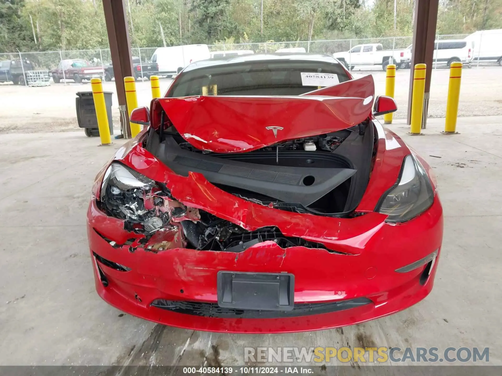 11 fotografías del automóvil dañado 5YJ3E1EA2MF866988 TESLA MODEL 3 2021